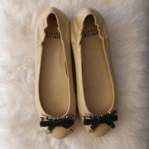 Stuart Weitzman Beige/Nude Leather Flats